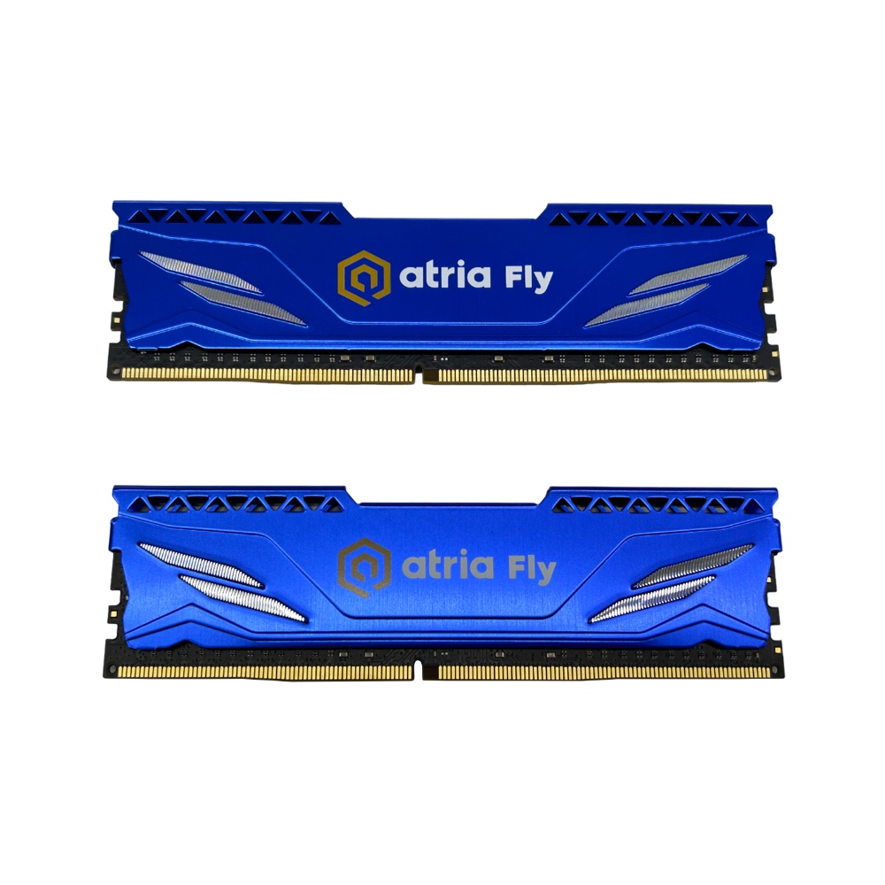 Оперативная память ATRIA Fly UAT42666CL19BLK2/32 DDR432 ГБ 2666 мГц для настольных ПК Blue (13827051) - фото 1