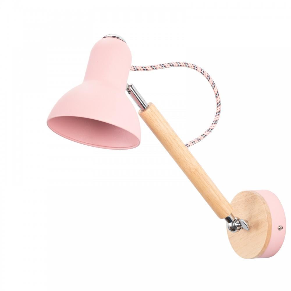 Настінний світильник Sherlight Scandi Collection з тумблером Pink (WL-00011 M/PINK з/т)
