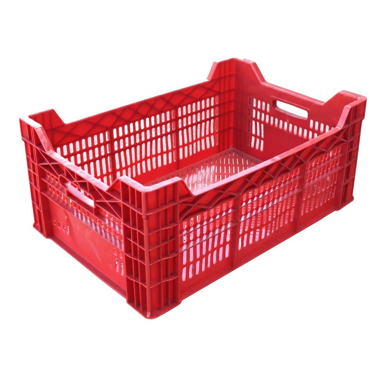 Ящик пластиковый тип 2 600х400х260/220 мм Красный (37795481)