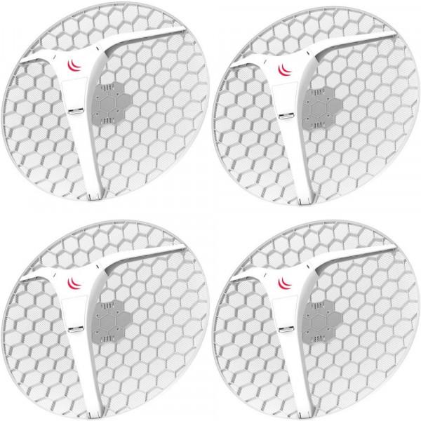 Точка доступа внешняя MikroTik LHG XL 5 4 шт. White (RBLHGG-5acD-XL4pack) - фото 3 Точка доступа внешняя MikroTik LHG XL 5 4 шт. White (RBLHGG-5acD-XL4pack) - фото 3
