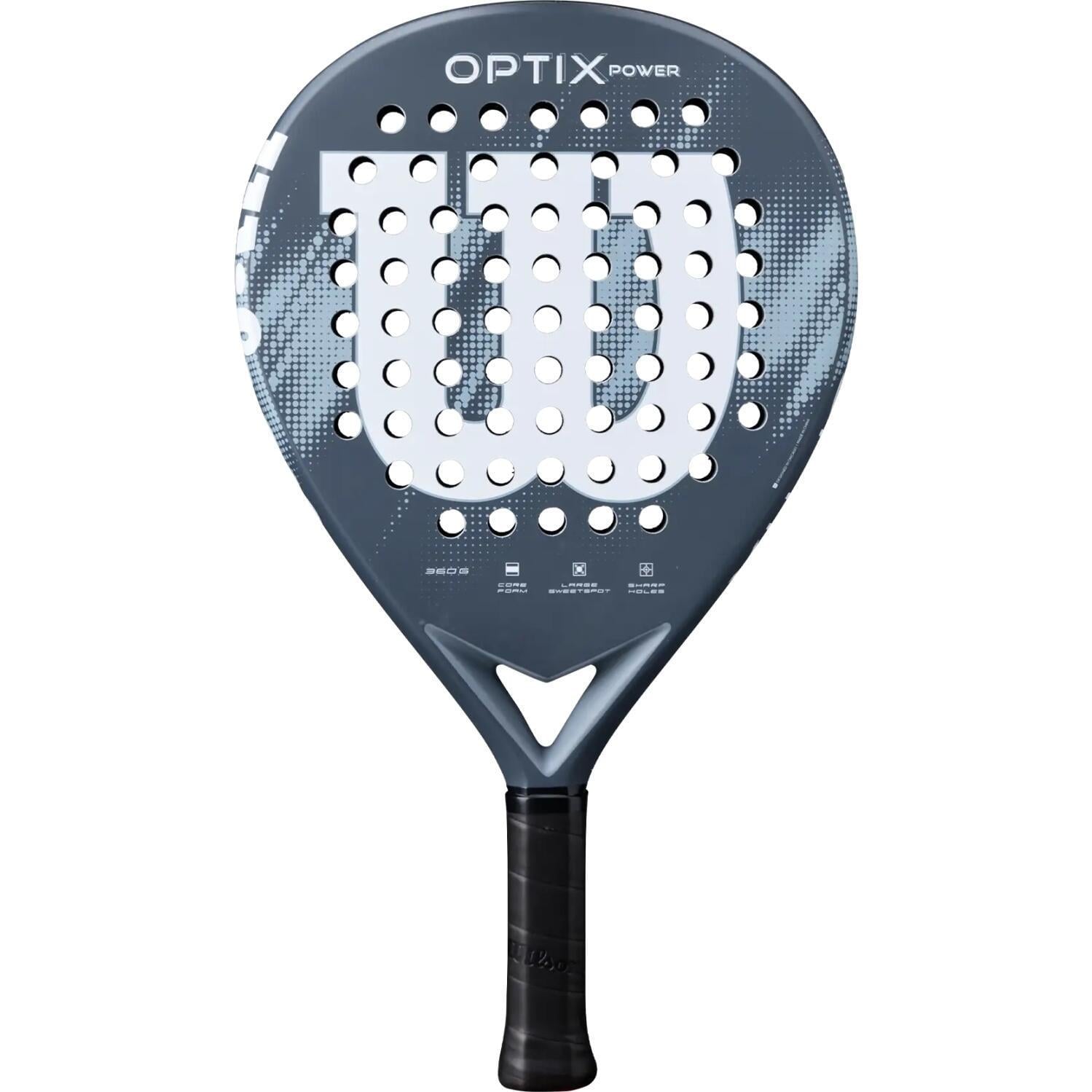Ракетка для падл-тенниса Wilson OPTIX V2 POWER GRIP2 Дымчато-темно-синий (WR190821U2) Ракетка для падл-тенниса Wilson OPTIX V2 POWER GRIP2 Дымчато-темно-синий (WR190821U2)