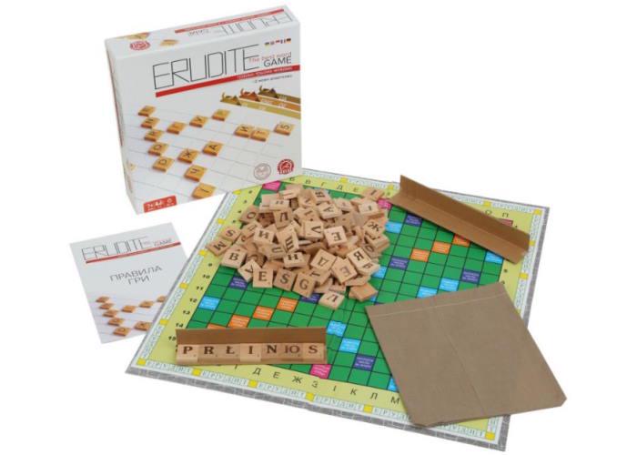 Настільна гра ЕРУДИТ на трьох мовах/2 мови додатково (91046-5) - фото 2