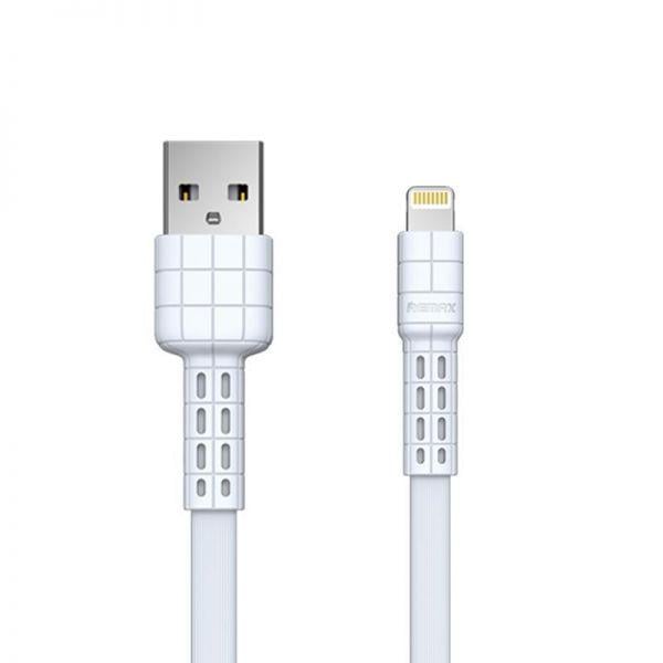 Кабель Remax RC-116i USB Lightning Armor 1 м Белый (6954851289463)