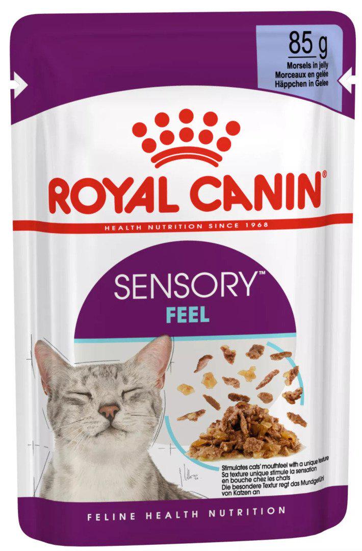 Корм вологий для котів Royal Canin Sensory Feel Morsels In Jelly 85 г (9003579018996)