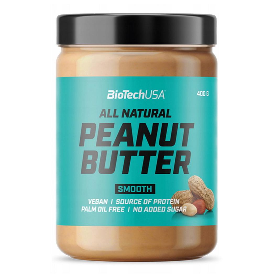 Ореховая паста BioTechUSA Peanut Butter smooth 400 г (11797-01)