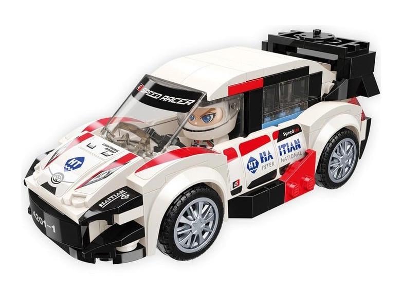 Конструктор Qman Brick 4201-1 Гоночная машина Aurora WRC-11 189 деталей 1 фигурка
