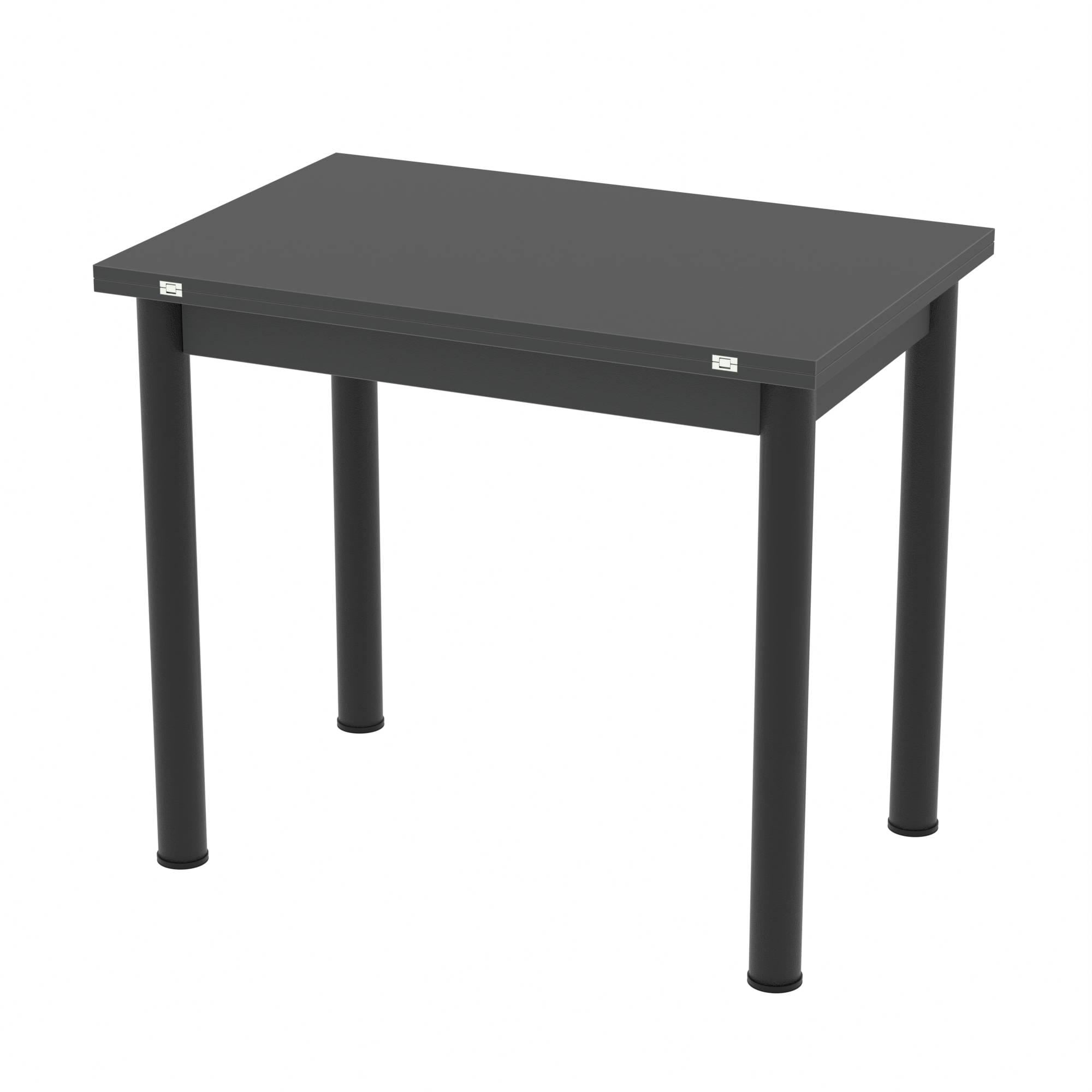 Розкладний обідній стіл Неман АПАЧІ Антрацит/Чорний (442504)