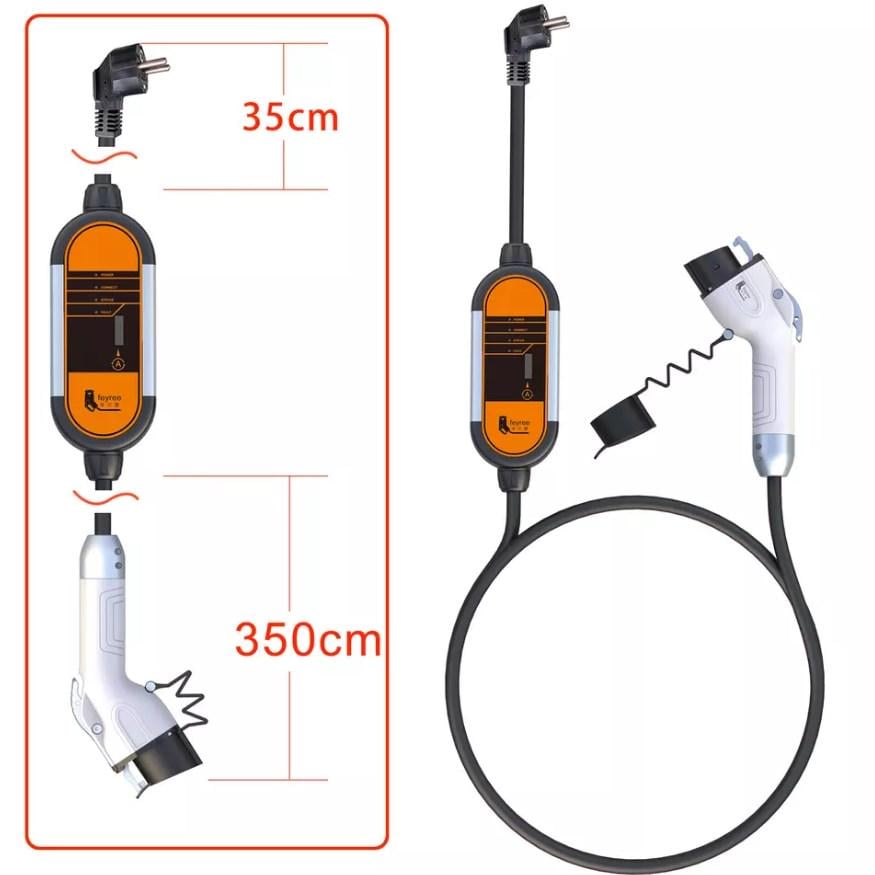 Зарядное устройство для электромобилей Feyree 16 A 3,5 KW 220 V Type 1 - фото 2