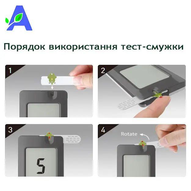 Тест-полоски контроля уровня глюкозы Bionime Rightest ELSA 25 шт. - фото 4