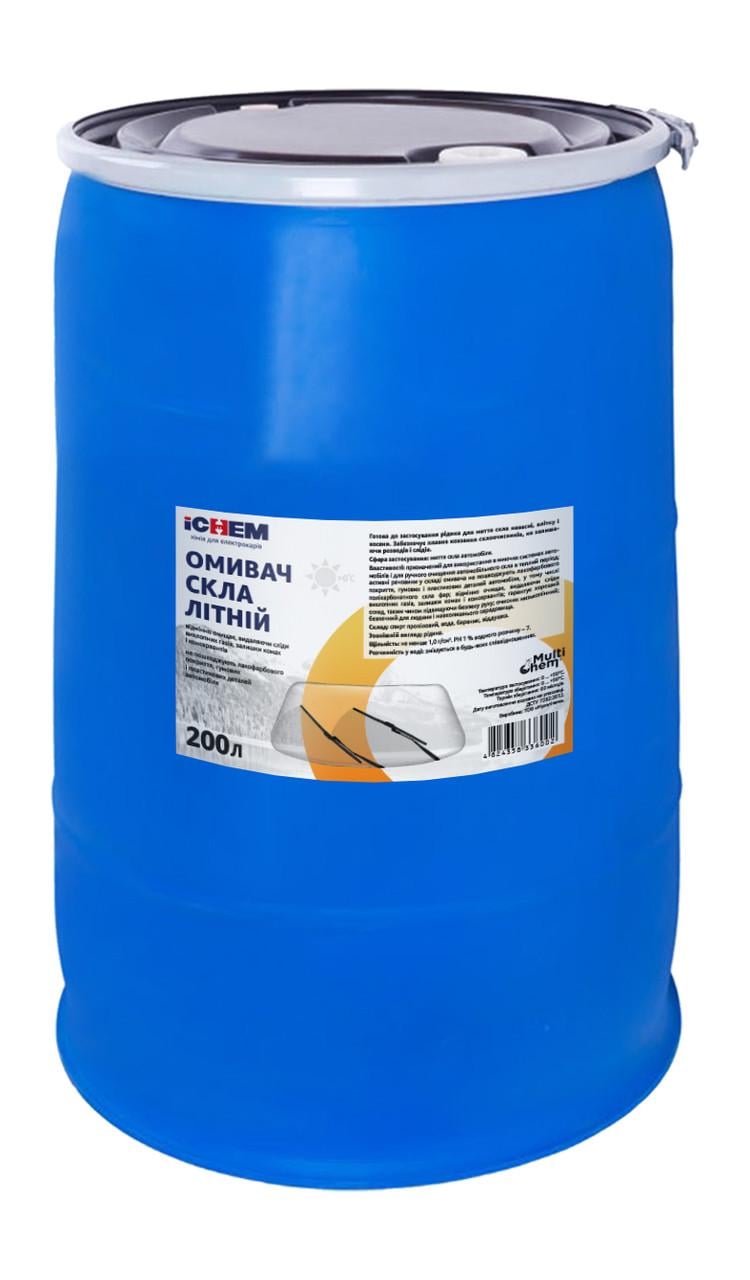 Омивач скла літній ICHEM > 0°С 200 л (23919391)