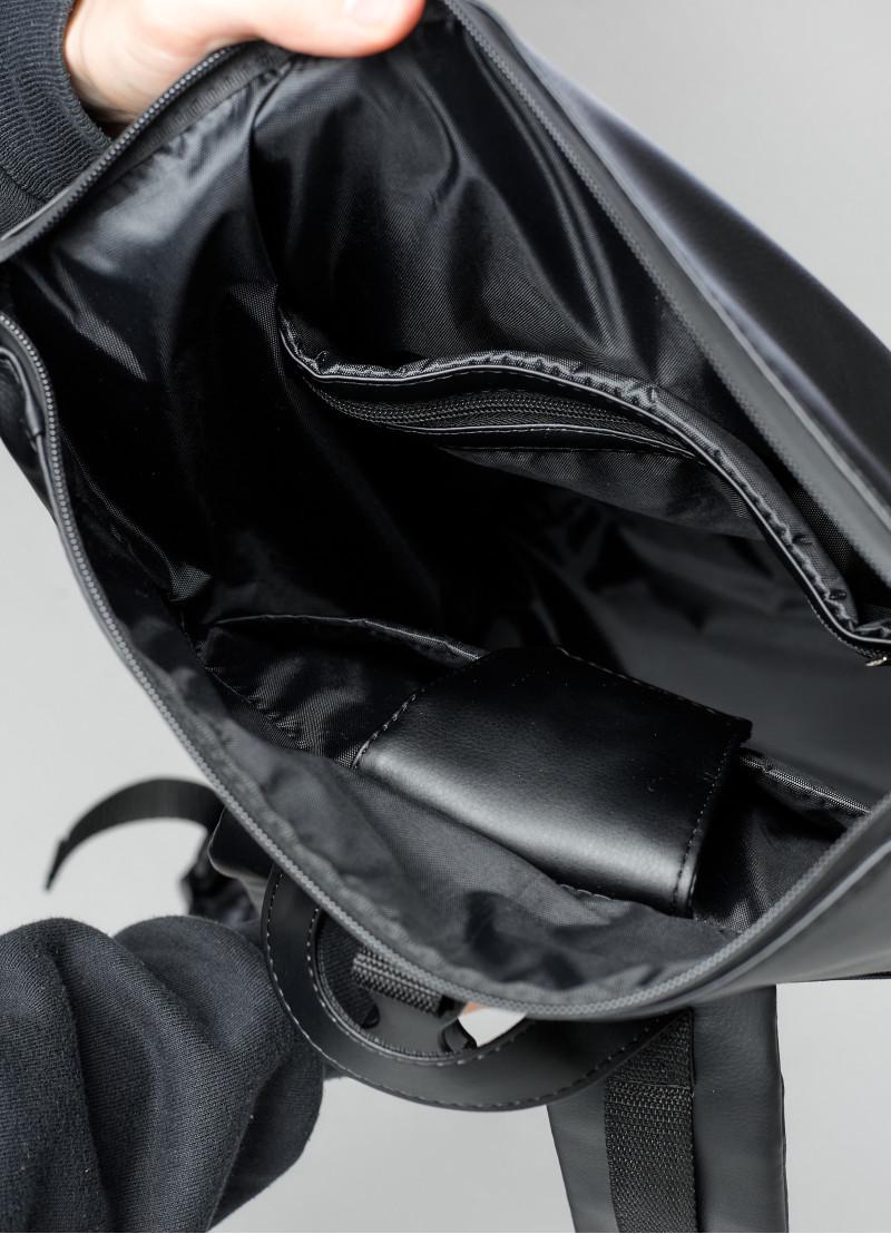 Рюкзак чоловічий Sambag RollTop X Чорно-сірий (24238707) - фото 3 Рюкзак чоловічий Sambag RollTop X Чорно-сірий (24238707) - фото 3