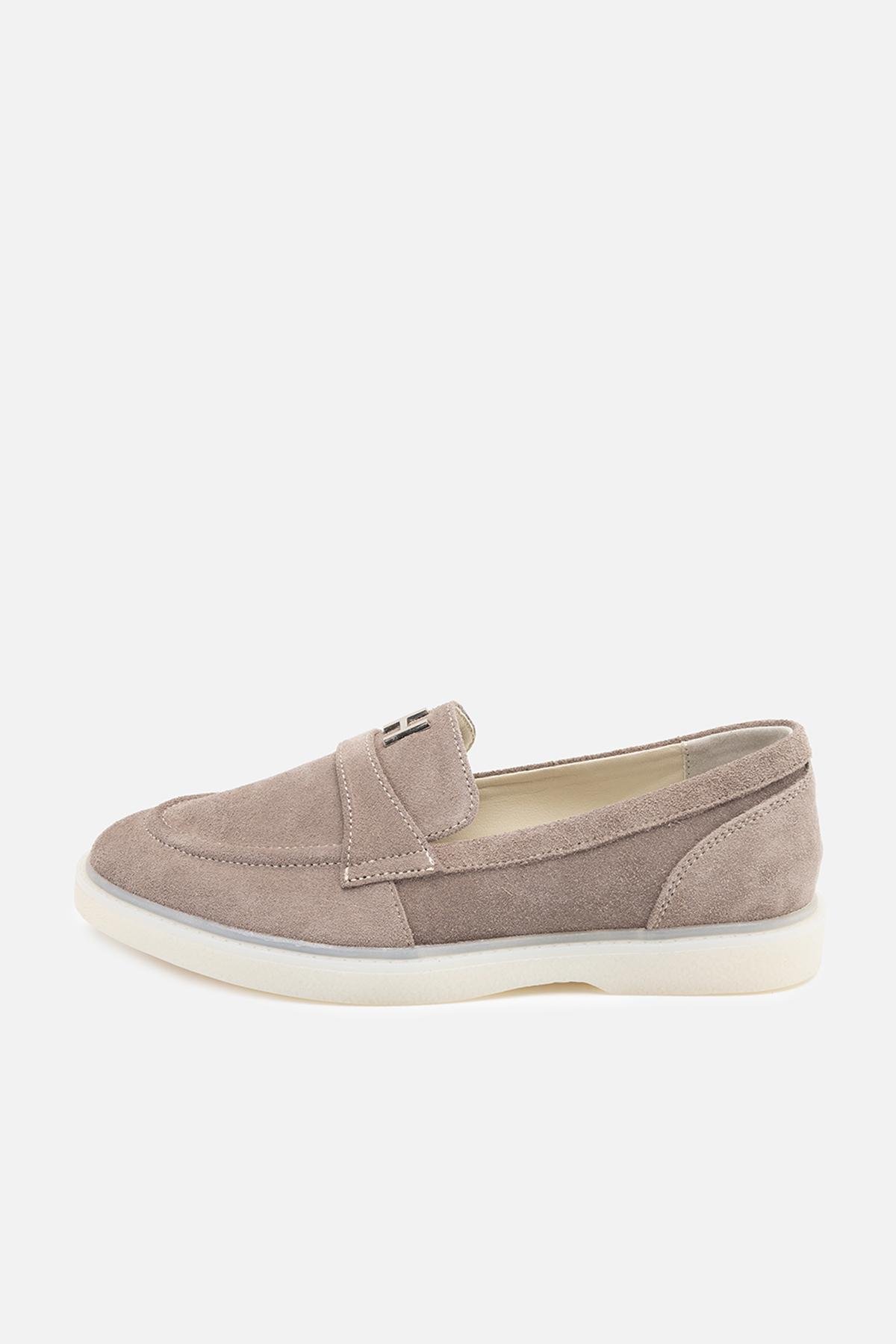 Лоферы женские на плоской подошве р. 38 Капучино (SKT001001860)