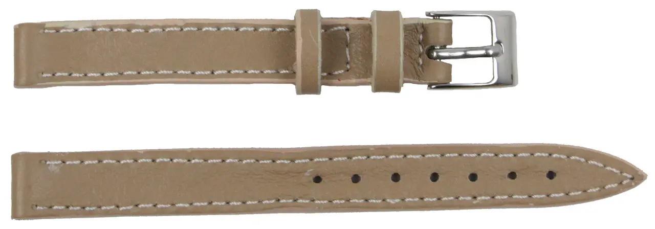 Ремінь для годинника Mykhail Ikhtyar 12 мм Коричневий (S12-028s light brown)