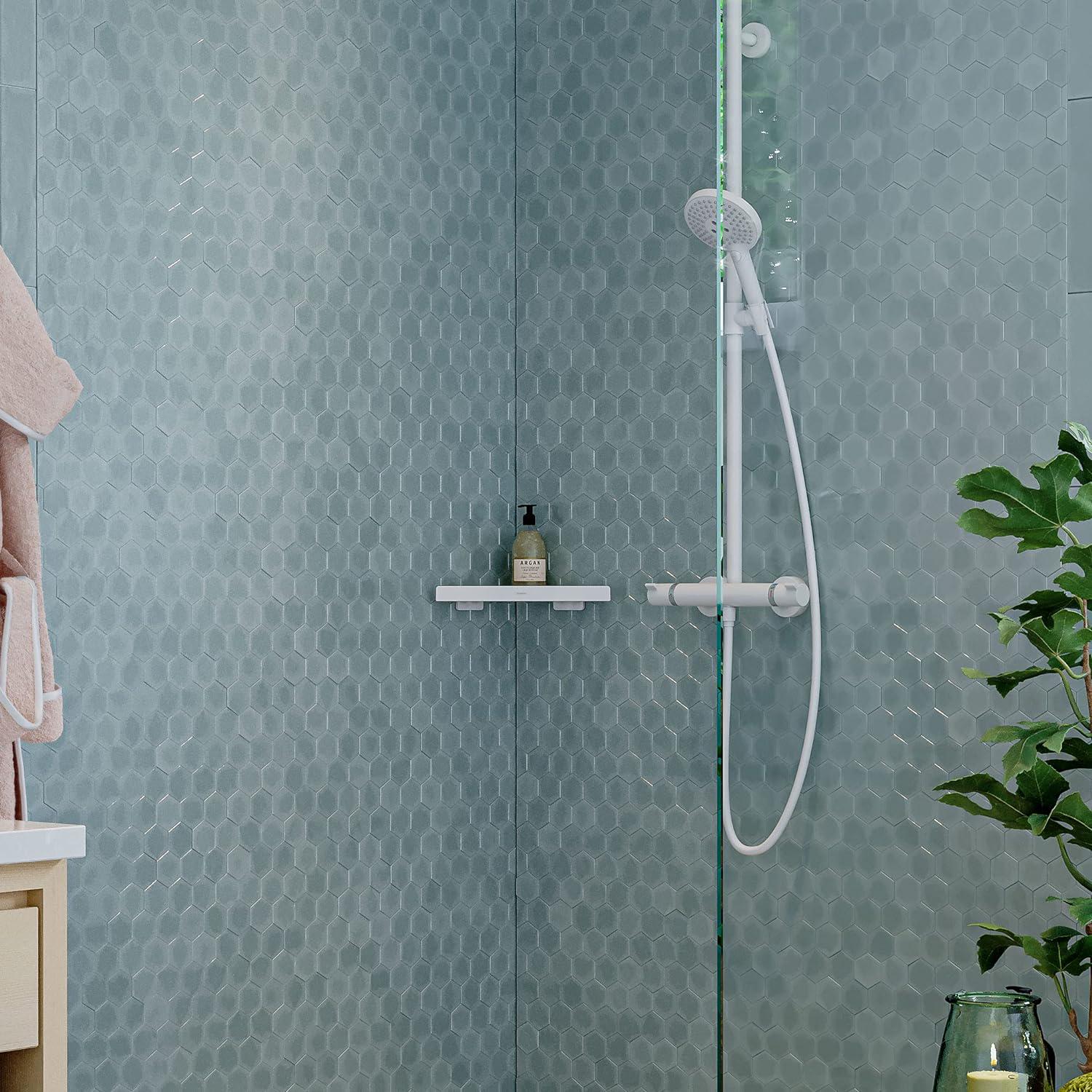 Полка настенная металлическая Hansgrohe AddStoris 41741700 Белый (124822) - фото 5