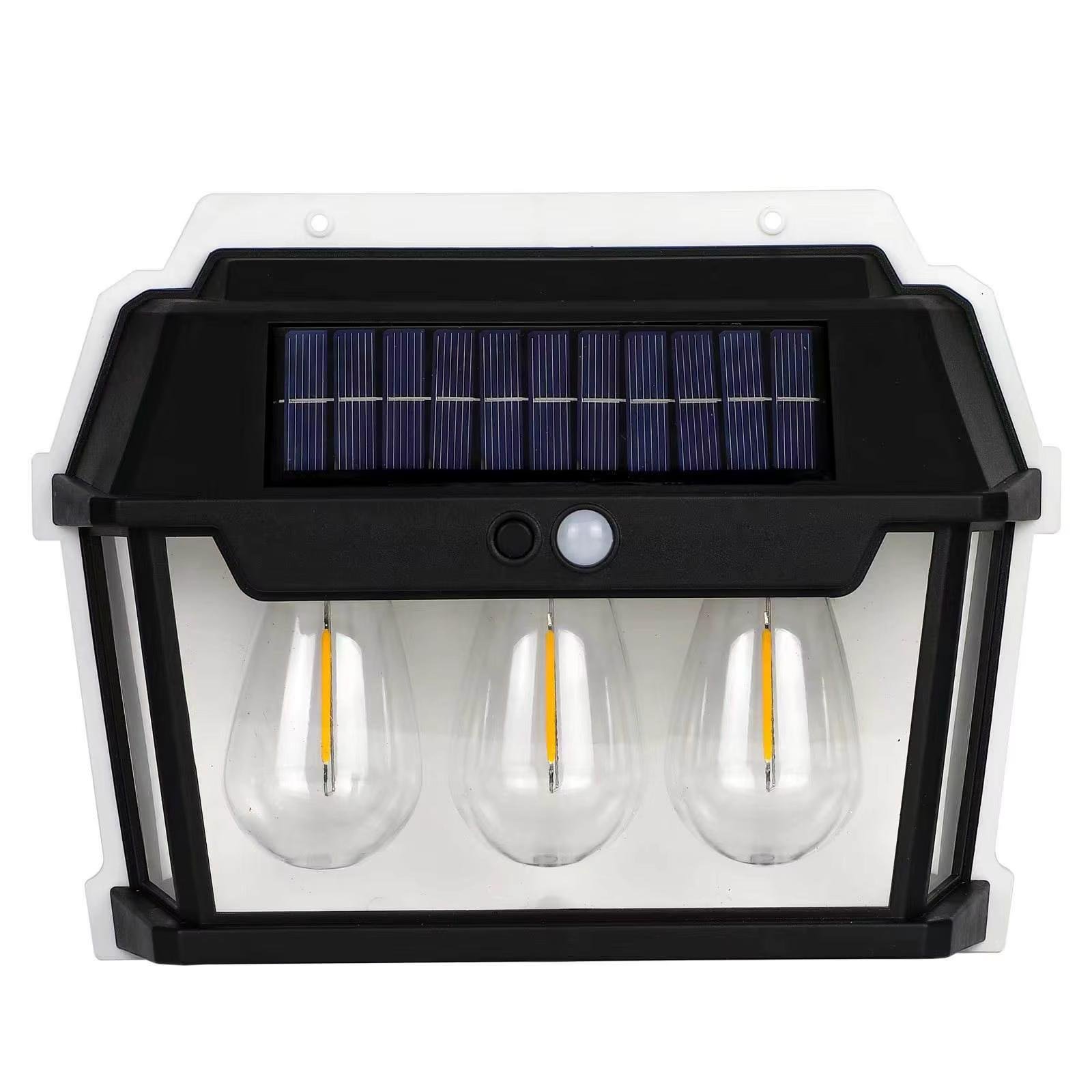 Ліхтар 999-38W motion sensor Black (10890)