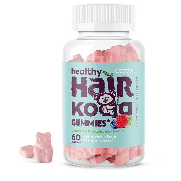 Комплекс витаминно-минеральный OstroVit Healthy Hair Koala Gummies 60 pcs