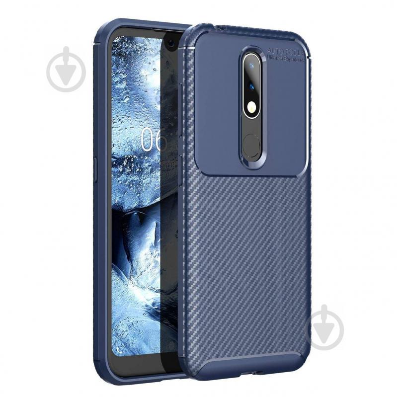 Чехол Carbon Case Nokia 4.2 Синий (hub_XEcY91954) Чехол Carbon Case Nokia 4.2 Синий (hub_XEcY91954)