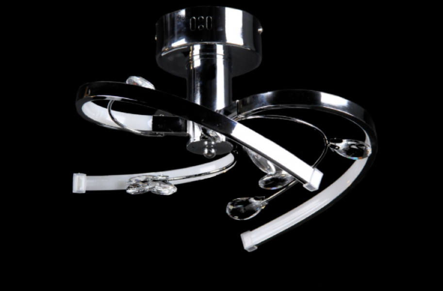 Світлодіодна люстра L1094/3-27W LED CR Білий/Хром (AN000199)