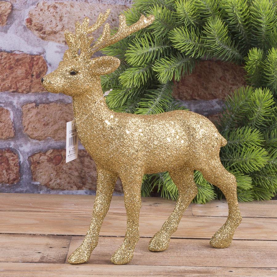 Статуэтка Олень 26 см Золотой (2222-4)
