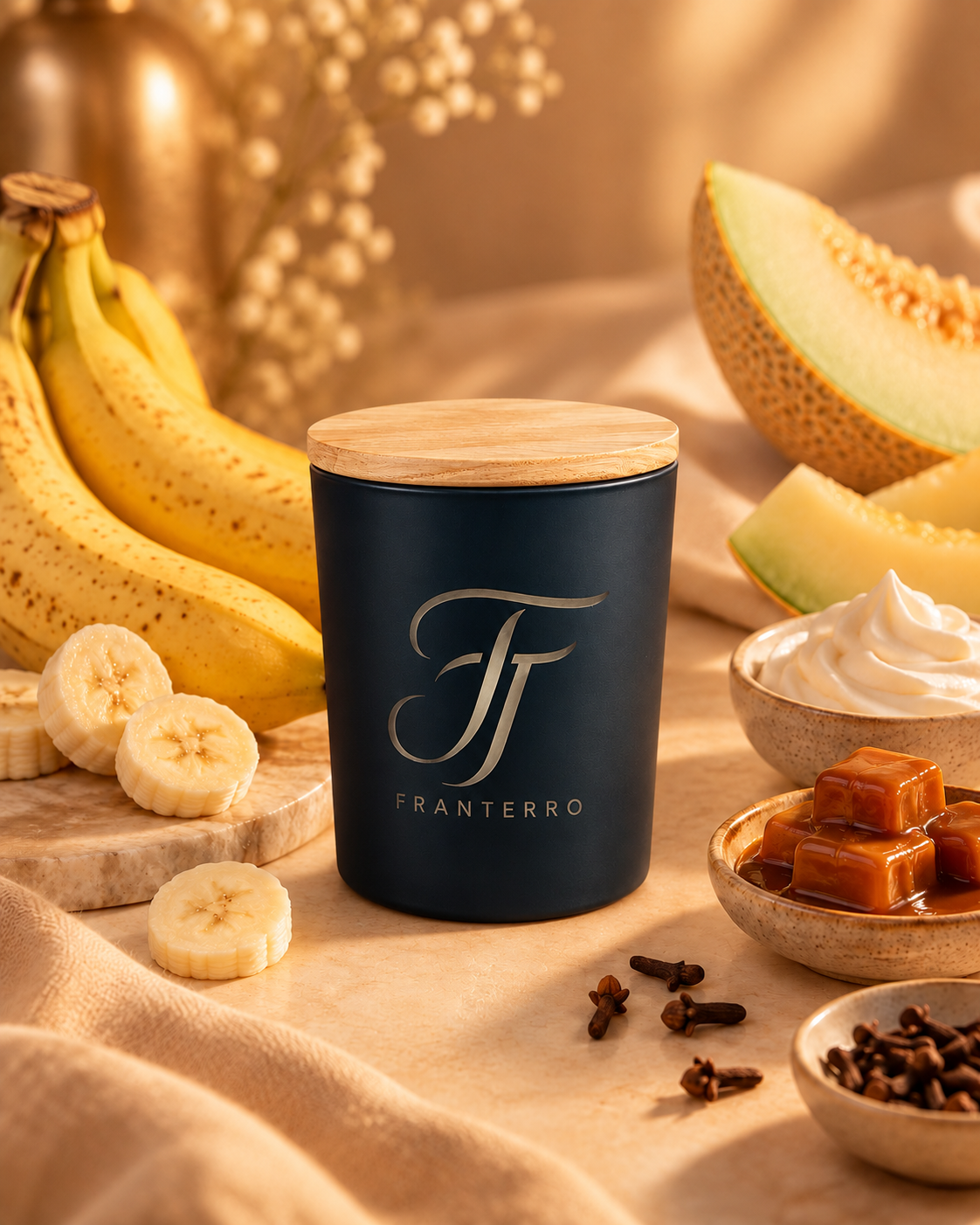 Свеча ароматическая Franterro Onyx Banana Extra 200 г (FRN-1147)