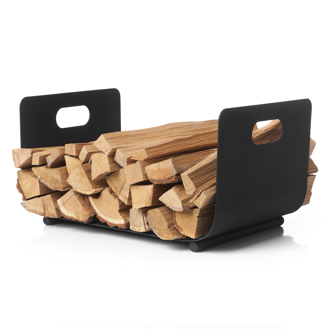 Дровница Vican Box 450x300x240 мм металлическая Черный (91010)