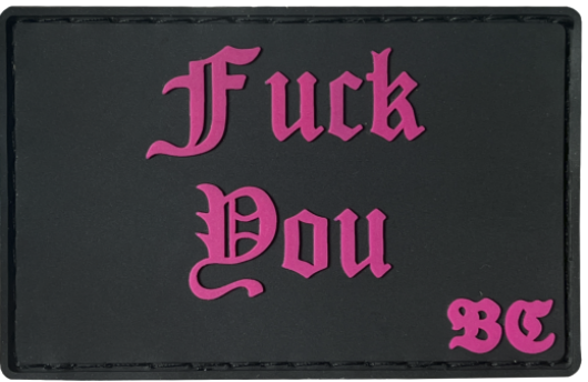 Патч ПВХ FUCK YOU Розовый (PATCH-0183) Патч ПВХ FUCK YOU Розовый (PATCH-0183)
