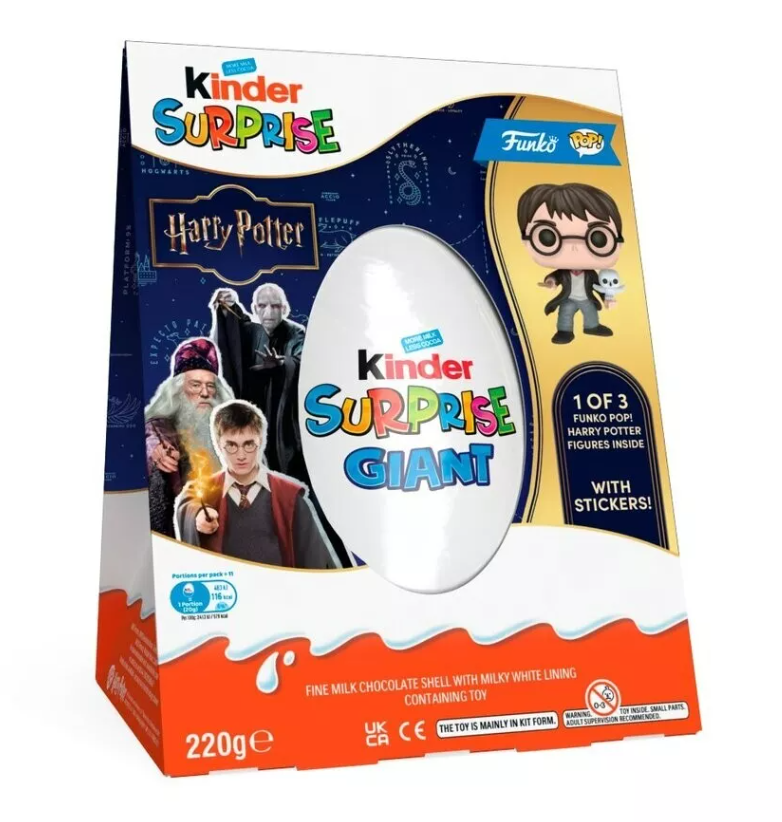 Шоколадне яйце Kinder Surprise Harry Potter Giant Egg 220 г (2508635961)