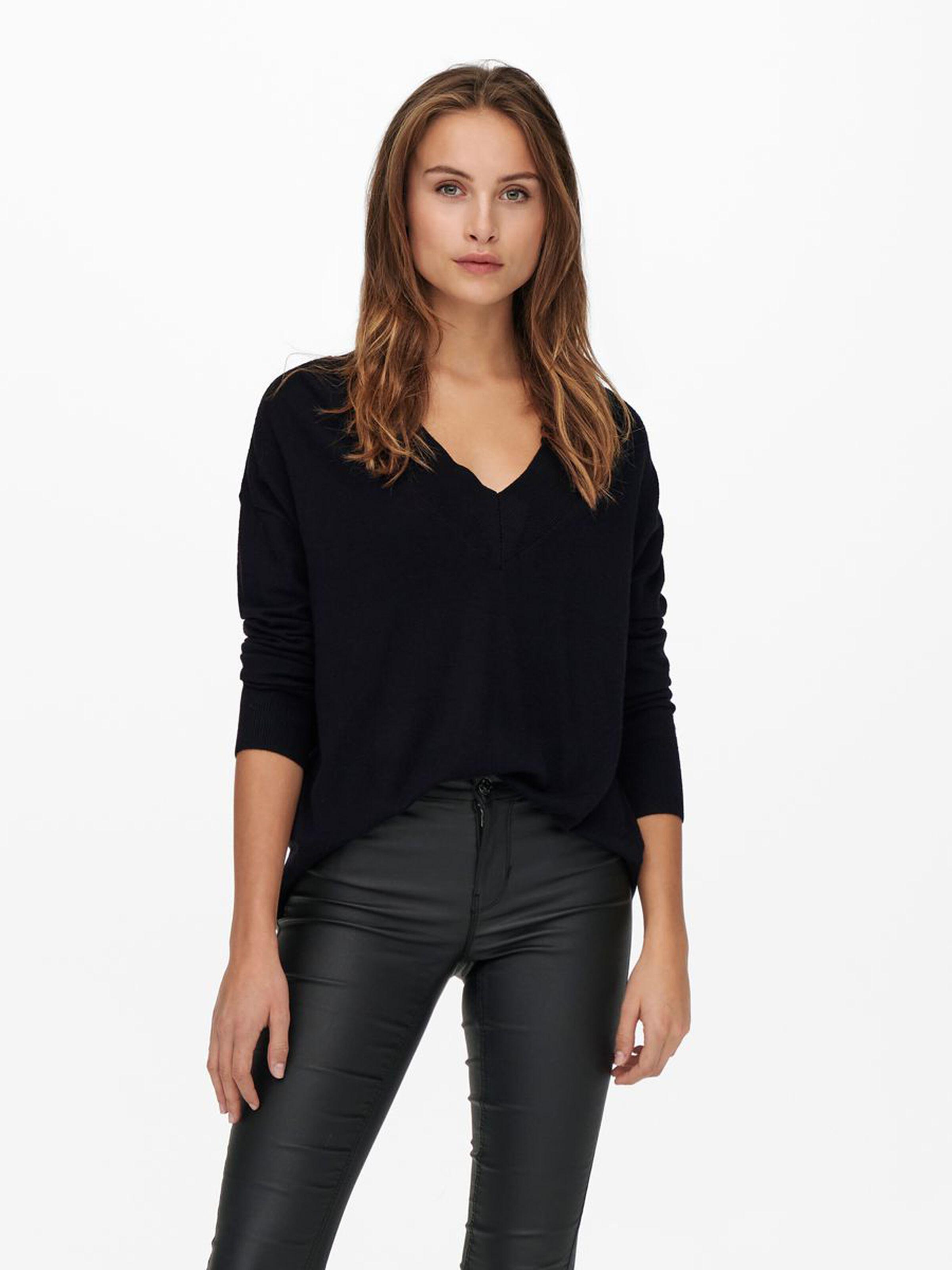 Свитер женский Only 15236052 S Черный