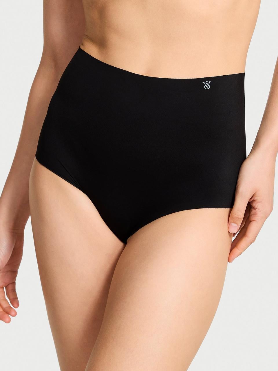 Трусики жіночі Victoria's Secret No-Show Modern Brief XXL Чорний (2908964278)
