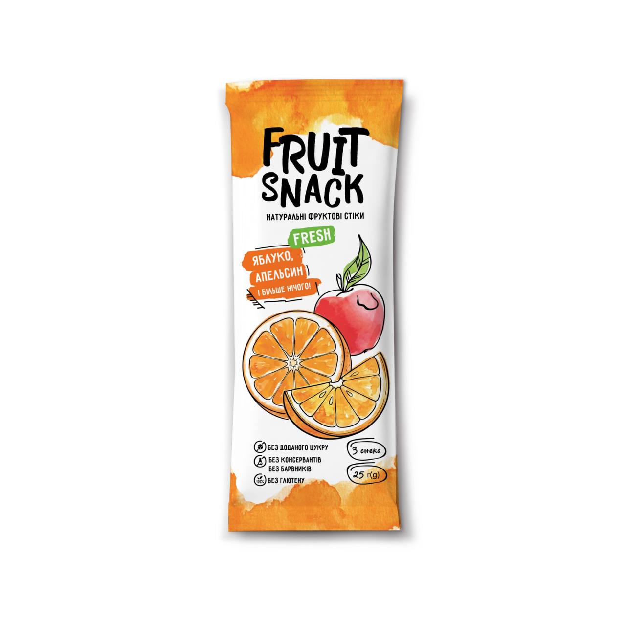 Пастила FRUIT SNACK FRESH 25г (FS-09007)