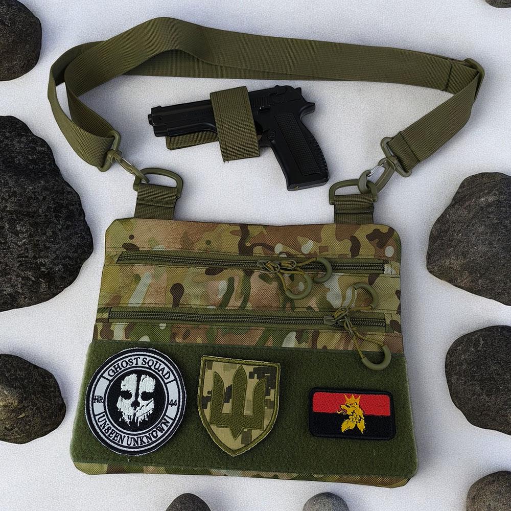 Сумка мужская нагрудная военная (521254) - фото 19 Сумка мужская нагрудная военная (521254) - фото 19