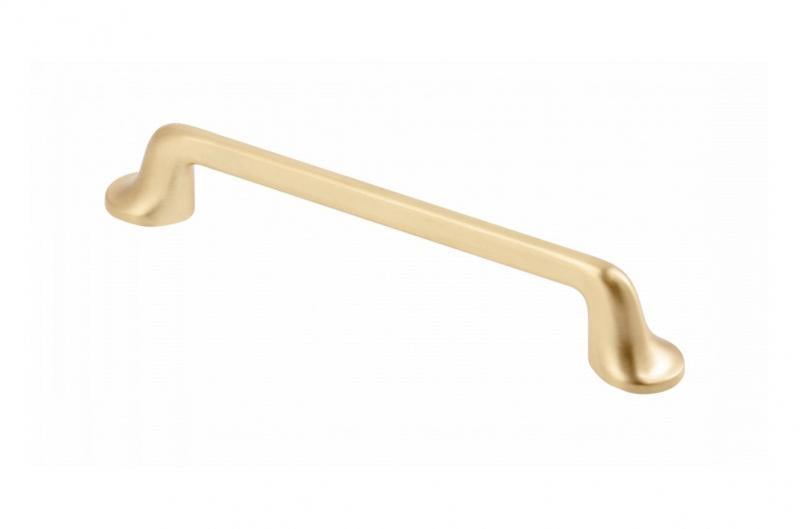 Мебельная ручка GTV FABRICIO C-128 мм L-161 мм Золото браш (UZ-FABRICIO-128-18)