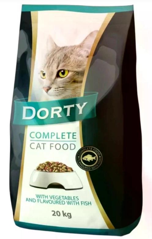 Корм сухий для котів Dorty Риба і зелень 20 кг (00-00035184)