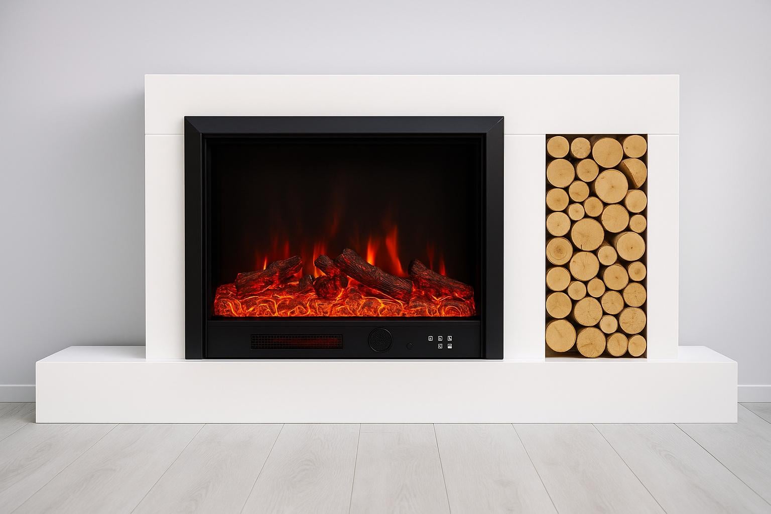 Камин электрический Novela 1500 Вт Bluetooth White (10080111)