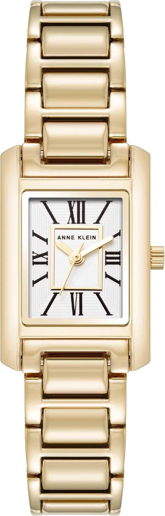 Наручные часы женские Anne Klein AK/5114SVGB с белым циферблатом и золотистым стальным браслетом Наручные часы женские Anne Klein AK/5114SVGB с белым циферблатом и золотистым стальным браслетом