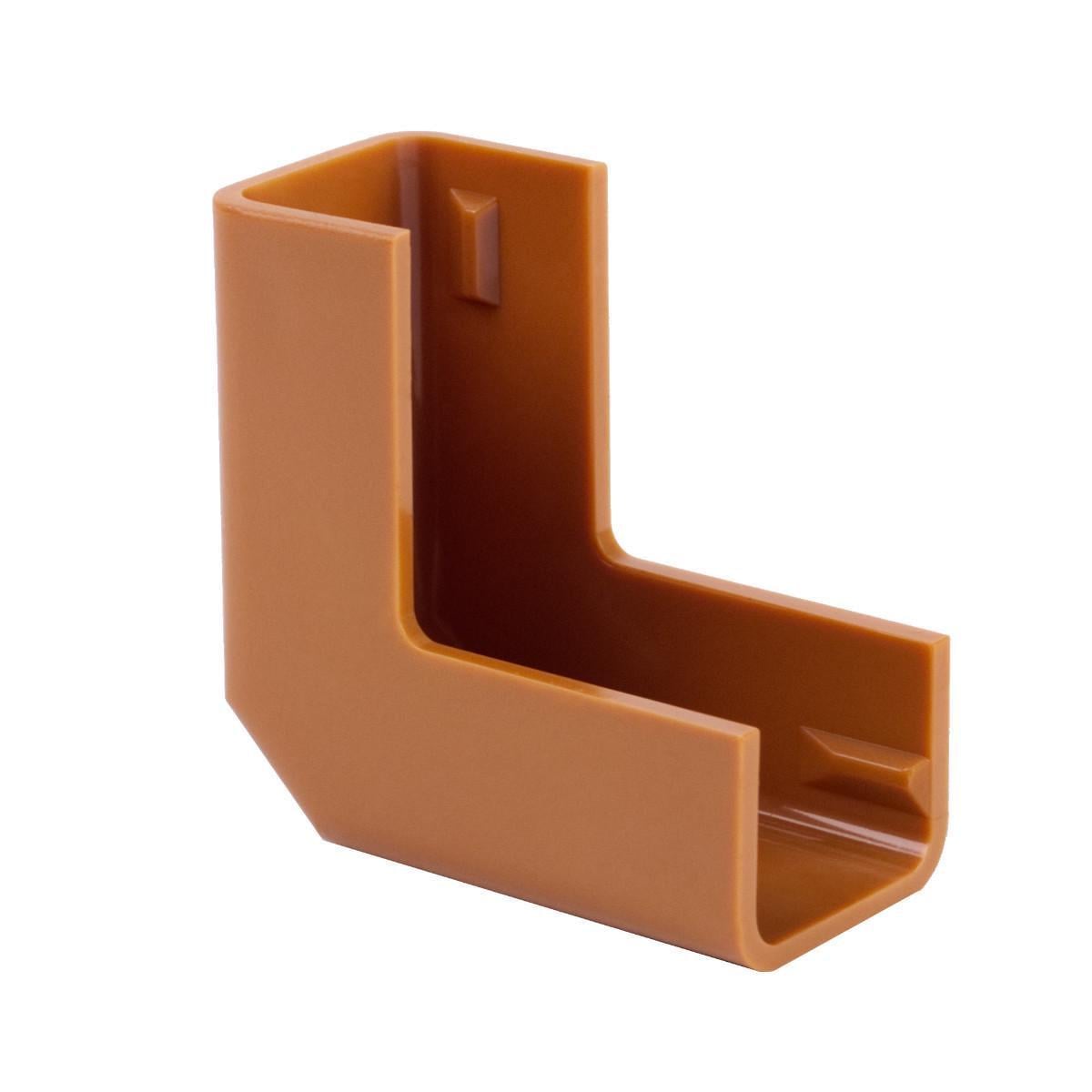 Угол наружный KOPOS для короба LV 18x13 мм ПВХ Светло-коричневый (8736_SD)