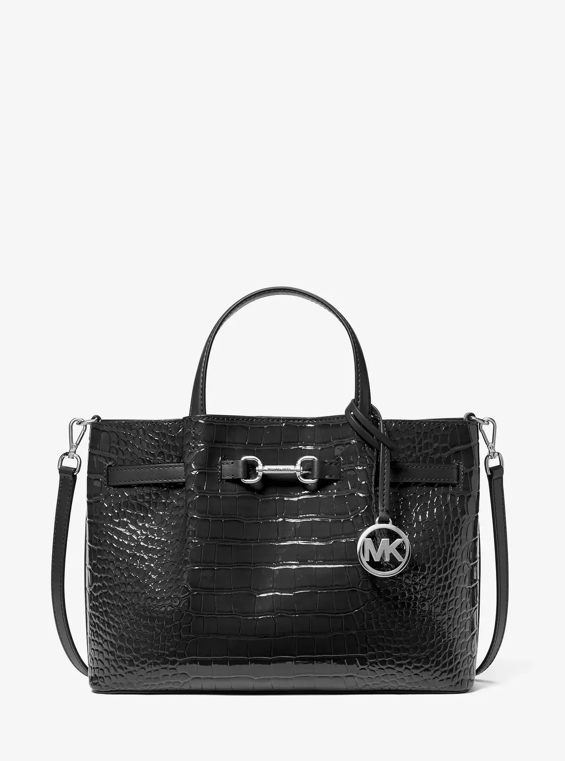 Сумка жіноча Michael Kors Carson Medium Crocodile Embossed Satchel (35F5S2ZS3A)