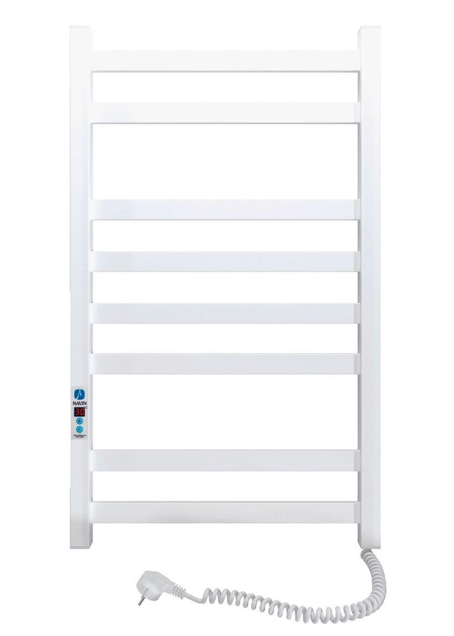 Полотенцесушитель электрический NAVIN Авангард 480x800 мм регулятор с таймером справа
