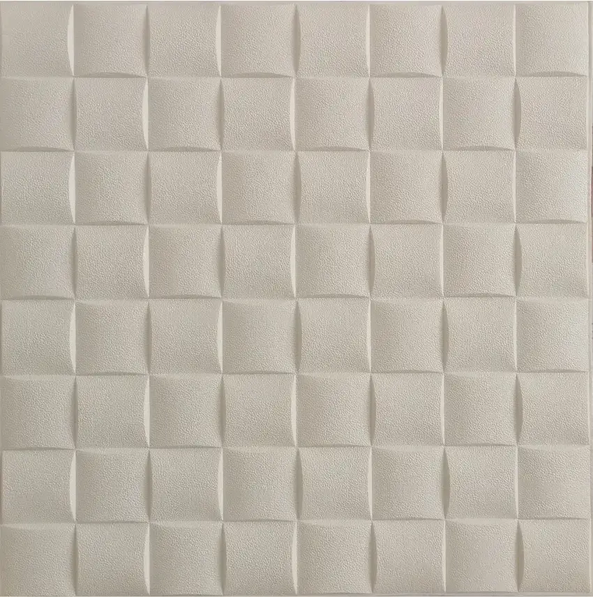 3D-панель самоклеящаяся потолочная 680x680x4 мм Белый (Р1-4)