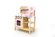 Кухня дерев'яна дитяча AVKO Фессалія Pink - фото 2 Кухня дерев'яна дитяча AVKO Фессалія Pink - фото 2
