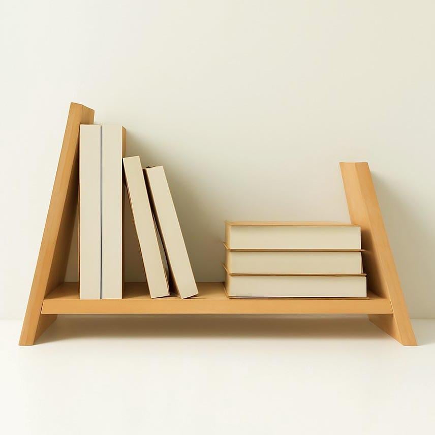 Полка книжная настольная из дерева Мелиния Карри (КПА-006303)