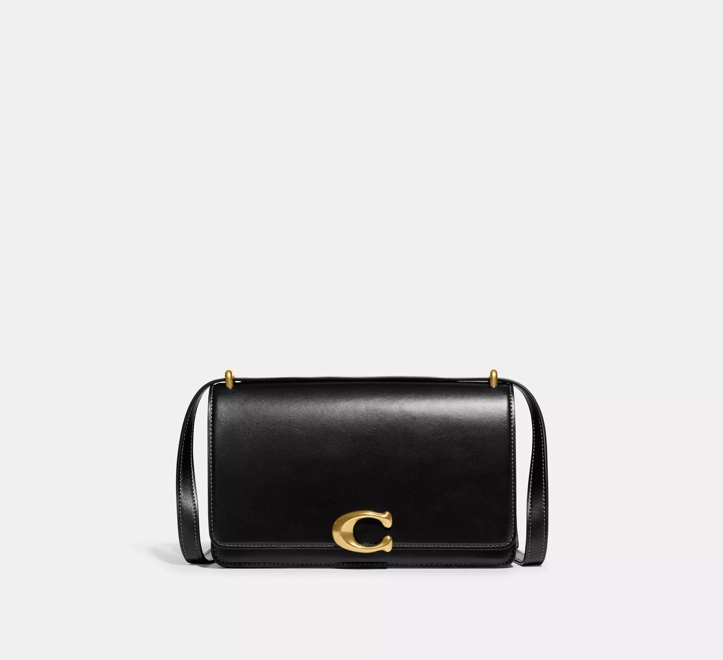 Сумка кожаная Coach Bandit Shoulder Bag Черный Сумка кожаная Coach Bandit Shoulder Bag Черный