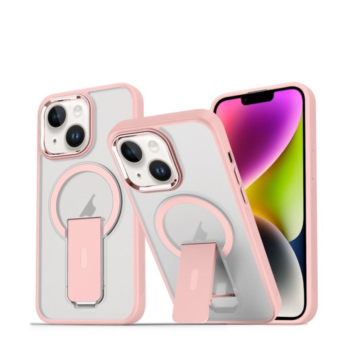 Противоударный чехол с подставкой Cosmic Magnetic Stand for Apple iPhone 13 Pink