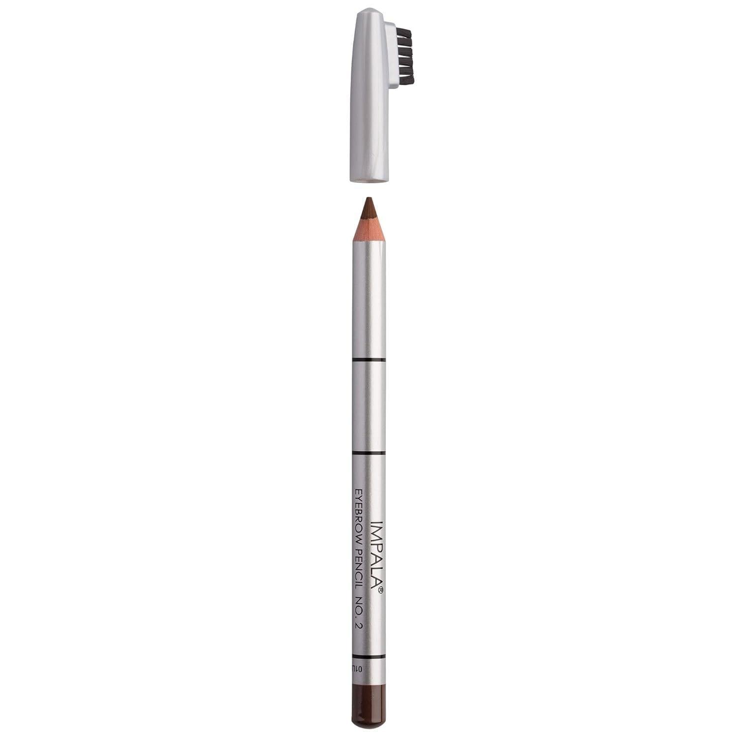 Карандаш для бровей с щеточкой Impala №02 Dark Brown (817)