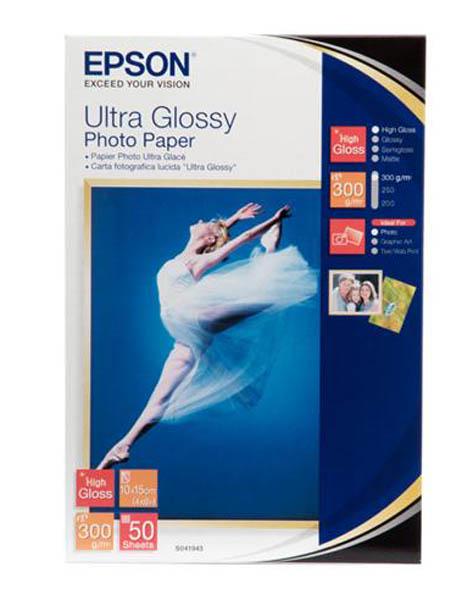 Папір Epson Ultra Glossy Photo 10x15 см з полімерним покриттям (9614673)