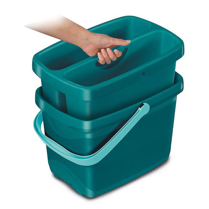 Ведро двухсекционное Leifheit Combi Box 520018 л (26357376) - фото 6 Ведро двухсекционное Leifheit Combi Box 520018 л (26357376) - фото 6