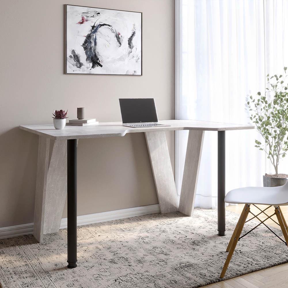 Комп'ютерний стіл Lion Квест Бетон (Lion-041162) - фото 1 Комп'ютерний стіл Lion Квест Бетон (Lion-041162) - фото 1