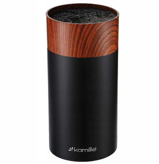 Підставка для ножів із наповнювачем Kamille 11х11х22см (7616)