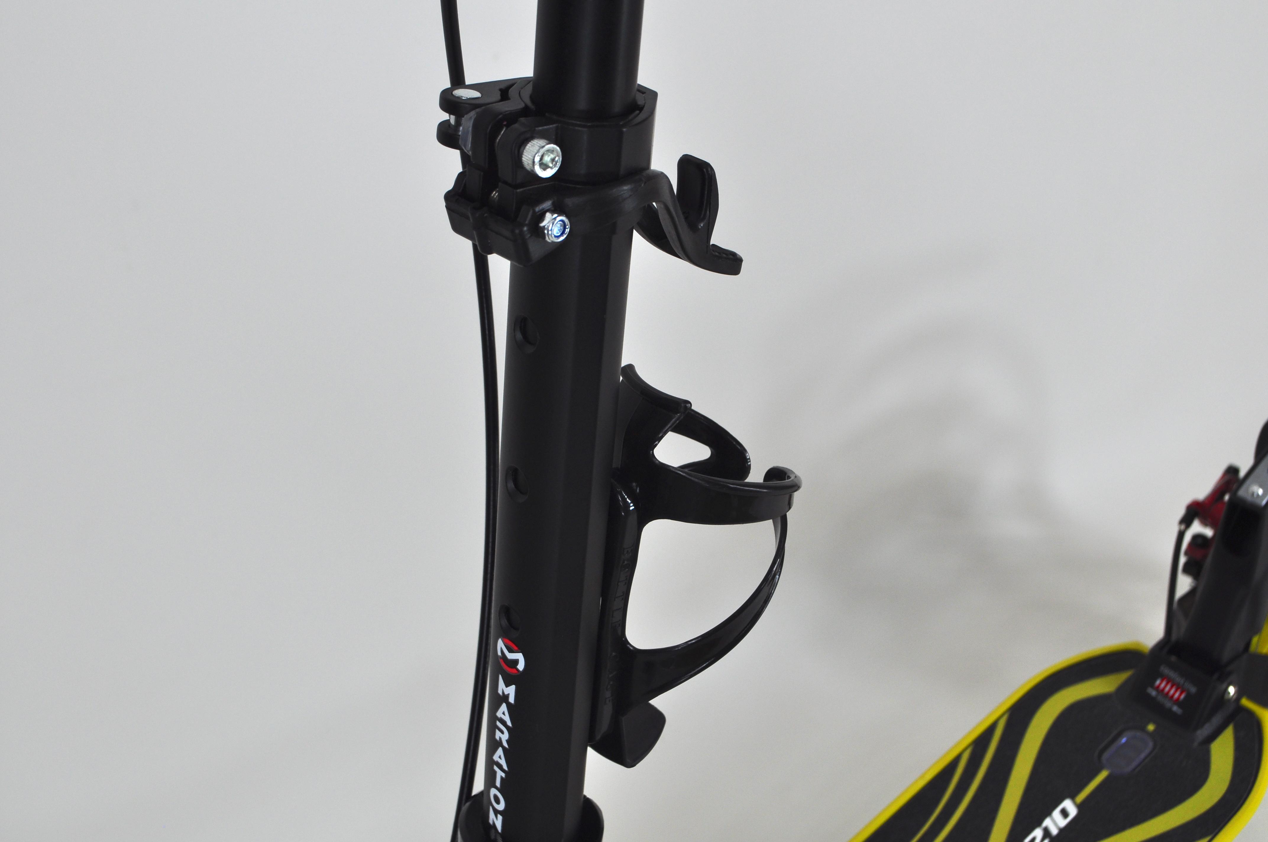 Самокат Maraton Concept 210 с дисковым тормозом и подногой Желтый - фото 3