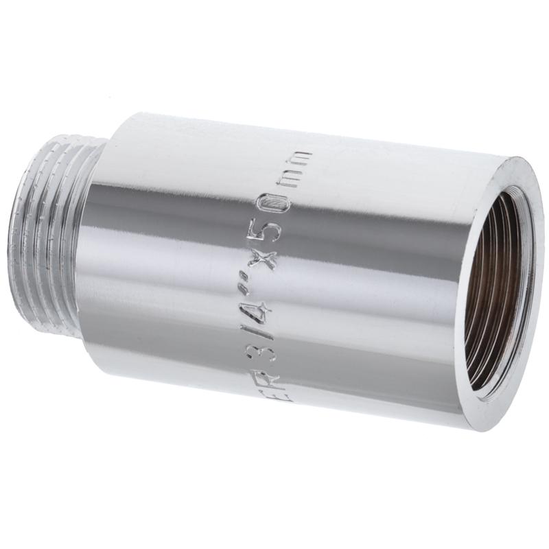 Удлинитель KOER KF.E08-50.CHR 3/4" x 50 мм наружная-внутренняя резьба из хромированной латуни (OL-KF0110)